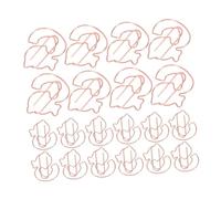 CAXUSD 100 Pièces Clips Organisateurs Canard Métal Créatif de Petits Trombonnes Forme de Canard Rose Doré pour Bureau École et Marque-pages