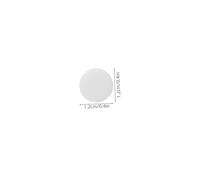 CAXUSD 1000 Pièces Pastilles Adhésives Transparentes Double Face Résistantes à Leau Points de Colle Invisibles pour Décoration Cuisine Salle de Bain et Voyage Ruban Adhésif Rond Sans