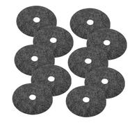 CAXUSD 10pièces Tapis De Paillis Non Tissé pour Jardin Anneau De Paillis Arbre Rond Protection De Base pour Plantes Contrôle des Racines Diamètre Intérieur Et Extérieur