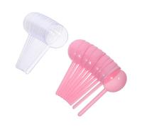 CAXUSD 12 Pièces Boîte de Rangement Candy Round Transparent Plastique pour Bonbons et Sucettes Accessoires de Fête Diy pour Noël et Anniversaires