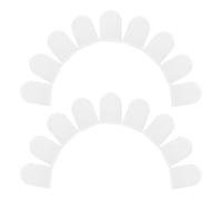 CAXUSD 120 Pièces Disques de Coton pour Femmes, Forme Poche Perlée, Tissu Non Tissé Blanc, Doux et Confortable, sans Peluche, pour Application et Nettoyage Oral