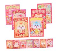 CAXUSD 120 Pièces Envelopes Cartoon Horse Design For Year Of The Horse Spring Festival Lucky Money Packets Chinese Year Hongbao