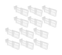 CAXUSD 12pièces Séparateur De Porte Latérale De Réfrigérateur Panneau De Séparation Pour Tiroir Cloison à Clipser Pour Compartiment De Stockage