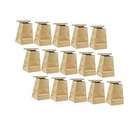 CAXUSD 15 Pièces Vomi De Vomissements Mal De Lair Sacs à Vomir Biodégradables Nausées Sacs De Vomi Jetables Pour Le Mal De Voiture Voyage Papier Kraft En Aluminium