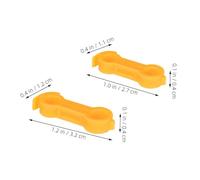 CAXUSD 16 pièces Attelles Correctrices Ajustables pour Écartées de Poussins et Canetons Bandes de Soutien Antidérapantes pour Soins Avicoles des Oiseaux