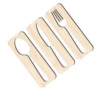 CAXUSD 1ensemble Décoration Murale Signe Rustique Couverts Muraux Pour Cuisine Décor Épuré Et Élégant Tilleul Style Naturel
