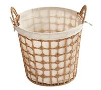 CAXUSD 1pièce Panier De Rangement Tressé Pour Vêtements Panier à Linge Pratique Et Pour Salle De Bain Chambre Cuisine Et Plus Petite