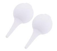 CAXUSD 2 Ampoules Blanches en Pvc de 30 Ml pour Nettoyage des Oreilles, Boules de Nettoyage Souples, Lot de 2, pour Introduire des Fluides et Nettoyer les Caméras