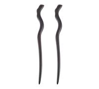 CAXUSD 2 Pièces Bâtonnet à cheveux du festival du printemps noir en ébène pour fixation de coiffure, style vintage, pour anniversaire et fêtes