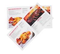 CAXUSD 2 Pièces Guide de Cuisine pour Débutants Recettes Instructions Faciles Options Végétariennes pour Repas