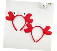 CAXUSD 2 Pièces Lot de Bandeaux Crabe Rouge Halloween Tête Coiffure Créatif pour Fête Cosplay Accessoire Cheveux et Original