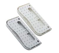 CAXUSD 2 Pièces Support à Chaussures Mural Pliable Organisateur de Rangement Suspendu Multifonctionnel Ventouses pour Porte Entrée Salon