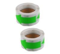 CAXUSD 2 Rouleaux Autocollants d’étiquettes de sceau de scellement décoratifs d’étiquette d’étanchéité des emballages Green