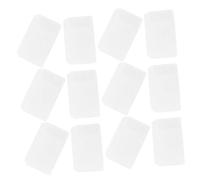 CAXUSD 20 Pièces Transparent Binder Pockets With Flap Cover Plastic Trading Card Sleeves For Postcards Scrapbook And Document Organization