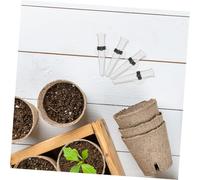 CAXUSD 24 pièces Tubes pour Fleurs avec Ventouse Transparentes Supports Floraux Étanches pour Tiges Nourrissent et Hydratent Fleurs Fraîches Accessoires Polyvalents pour Fleuristes et