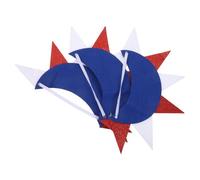 CAXUSD 3 Pièces Bandeaux Statue Liberté Tissu Non Tissé Accessoires Élastiques Patriotiques pour Fête Du Juillet Bandeaux de Costume Indépendance Day avec Paillettes pour Célébrations