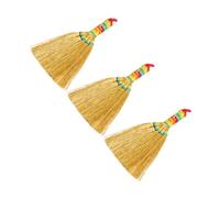 CAXUSD 3 pièces Pendentifs Balai Forme de Balai Décorations DIY pour Clés Accessoires Miniatures et Ornements à Accrocher