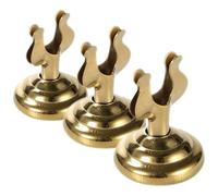 CAXUSD 3 Pièces Porte-numéro de Table en Métal Doré 4cm, Support Mini | Porte-cartes, Clip pour Menus et Noms, Usage Tables et Centres Décoratifs