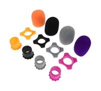 CAXUSD 4 Ensemble Protections Anti-roulement pour Microphone en Silicone et Mousse, du Bruit et Ajustement Serré pour Discours et Espaces D'enseignement