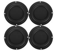 CAXUSD 4 Pièces Bass Speaker Diaphragm Plate Passive Radiator Vibration Membrane For Car Loudspeaker Subwoofer Audio Replacement
