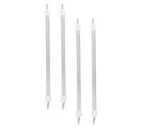 CAXUSD 4 Pièces Kit Tubes Quartz pour Chauffage Électrique Élément Céramique Remplacement Plug-and-Play pour Radiateurs Portables