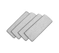 CAXUSD 4 Pièces Lingettes de Rechange Microfibre pour Tête de Balai Plate, Réutilisables en Fibre pour Nettoyage Mains, Adaptées aux Grands Espaces et Sols Durs