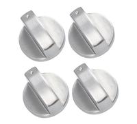 CAXUSD 4 Pièces Lot De Boutons De Commande De Cuisinière Boutons De Brûleur Métal Remplacement Pour De Cuisinière Électrique