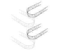 CAXUSD 4 Pièces Miniature Iron Archway for Dollhouse Mini Garden Accessories DIY Micro Landscape Ornament Outdoor and Indoor Iron Craft Arch Props