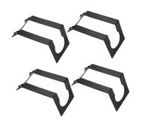 CAXUSD 4 Pièces porte-étiquette pince à pâtisserie Étiqueter des clips pour étagères support d'étiquette de produit clip de support de signe de marchandise Noir