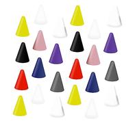 CAXUSD 45pièces Lot De Pointes Stylet Silicone Multicolores Coques Pour Apple Pencil Ère Ème Génération Couvercles Antidérapants Et Confortables Accessoires De Protection Léger