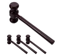 CAXUSD 4Pcs Costume Juge Maillet Nouveauté Juge Marteau Cosplay Maillet Salle D'Audience Fête Faveur Salle D'Audience Costume Marteau Prop Halloween