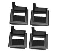 CAXUSD 4pièces Boîtier De Rangement pour Câbles De Bureau Cache Câble Noir Organisateur De Gestion pour Ordinateur Et TV Installation Facile Espace Propre Et Rangé