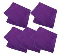 CAXUSD 5 Pièces Couverture pour Cochon D’Inde Lavable, Microfibre | Réutilisable et Absorbante, pour Litière de Cage, Transporteurs et Jeux au Sol, Pourpre
