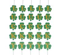 CAXUSD 5 Pièces Guirlande en Papier Trèfle Vert pour Fête Saint-patrick, Décoration Suspendue Légère et Réutilisable, pour Décorer Plafonds et Soirées Festives