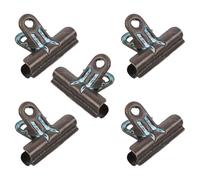 CAXUSD 5 Pièces Pinces Bulldog Fer Rétro pour Bureau et Organisation de Documents Clips Photo Vintage pour Artisanat et Notes