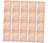 CAXUSD 50 Feuilles Papeterie Vintage Décoratif Stationnaire Supplies D'album Vintage Note De Note Fournitures De Journal Indésirable Café Papier