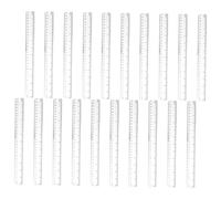 CAXUSD 50 pièces Lot de Règles Transparentes Règle Plate Précise Outil de Mesure Professionnel pour École Bureau et Maison