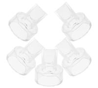CAXUSD 5pièces Accessoires Tire-lait Valves Silicone Bec Canard Anti-reflux Compatible Électrique et Manuel