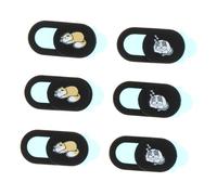 CAXUSD 6 Pièces Cache Glissant pour Appareil Photo Protection pour Objectif De Webcam D'ordinateur Portable Confidentialité Amovible