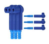 CAXUSD 6 Pièces Connecteur de Purge du Liquide de Frein ABS Bleu | Embouts D’aspiration, Raccords Spéciaux, Compatibilité Multi-liquides, pour Atelier Auto et Entretien Véhicule