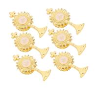 CAXUSD 6pcs Broches De Fête De Première Communion Épingles De Revers Chrétiennes Épingles Décoratives Catholiques Broche Religieuse Du Saint Graal Broche De Symbole De Prière
