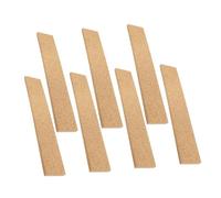 CAXUSD 7 Pièces Bandes de Liège Autocollantes pour Mur Installation Facile Résistantes Décor Naturel pour Bureau Maison et École Support Notes et Photos