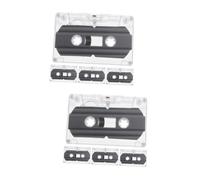 CAXUSD 8pièces Cassettes Audio Transparentes pour Décoration De Fête Fournitures Artisanales Enregistrement Et Souvenirs