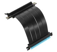 CAXUSD 90degré Adaptateur Câble Riser Pci Prolongateur Graphique Haut Débit avec Blindage Compatible avec Carte Graphique Stabilité Assurée pour Pc Gaming Et Workstation
