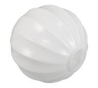 CAXUSD Abat-jour globe en verre sodocalcique blanc 140 mm, diffusion lumineuse douce, adapté aux lampes E27 et plafonniers dans styles modernes et minimalistes