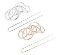 CAXUSD Accessoires pour cheveux pinces 2pcs alliage smooth to touch décoration coiffure pour mariages danses