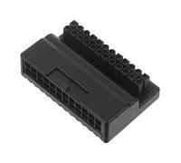 CAXUSD Adaptateur ATX Broches Angle Droit pour Alimentation et Carte Mère Pc Connecteur Mâle à Femelle Compatible avec Diverses Alimentations ATX Gestion Optimisée des Câbles pour Montage
