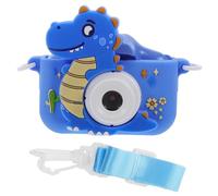 CAXUSD Appareil Photo Numérique pour Garçon Et Filles avec Double Objectif Mignon Dinosaure Forme Caméra Vidéo Tout-Petits pour Enregistrement Photographie