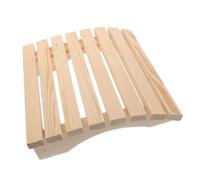 CAXUSD Appui-tête de Sauna en Bois Massif de Pin Sylvestre, Dossier Ergonomique Incurvé Résistant la Chaleur, Support Repose-Dos Naturel pour Spa et Hammam, Accessoire Sauna Parfumé