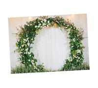 CAXUSD Bannière De Fond Photo Vinyle avec Motif De Guirlande pour Mariage Saint-Valentin Et Fêtes Décoration Polyvalente pour Portraits Et Événements